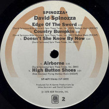 Laden Sie das Bild in den Galerie-Viewer, David Spinozza : Spinozza (LP, Album)
