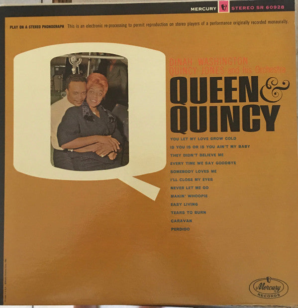 Dinah Washington / Quincy Jones And His Orchestra : Queen & Quincy (LP)