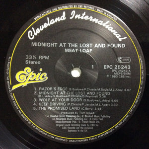 Meat Loaf : Midnight At The Lost And Found (LP, Album)