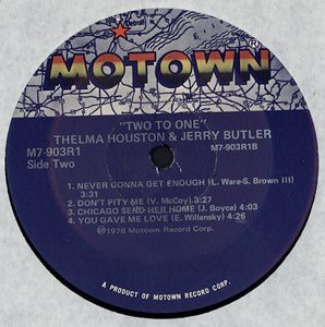Thelma Houston & Jerry Butler : Two To One (LP, Album)