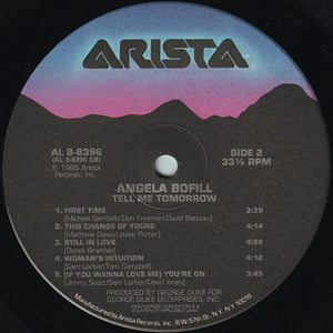 Angela Bofill : Tell Me Tomorrow (LP, Album)