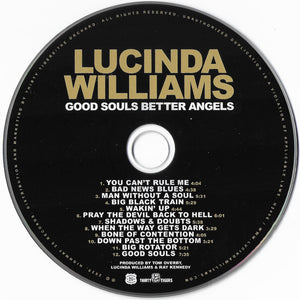 Lucinda Williams : Good Souls Better Angels (CD, Album)