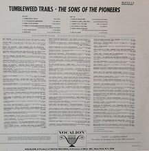 Load image into Gallery viewer, The Sons Of The Pioneers : Tumbleweed Trails (LP, Comp, RE)
