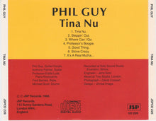 Laden Sie das Bild in den Galerie-Viewer, Phil Guy : Tina Nu (CD, Album)
