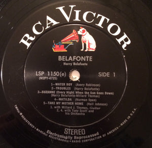 Harry Belafonte : Belafonte (LP, Album, RE, Bla)