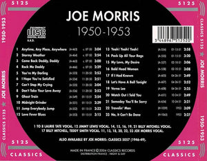 Joe Morris (2) : The Chronological Joe Morris 1950-1953 (CD, Comp)