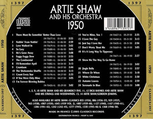 Artie Shaw And His Orchestra : 1950 (CD, Comp)