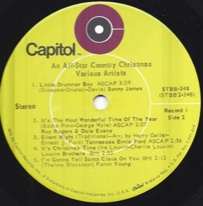 Various : An All-Star Country Christmas (2xLP, Album, Comp)