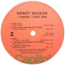 Laden Sie das Bild in den Galerie-Viewer, Nancy Wilson : I Know I Love Him (LP, Album, Los)
