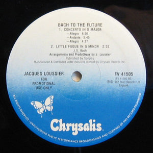 Jacques Loussier : Bach To The Future (LP, Album, Promo)