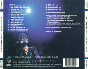 Ted Hawkins : The Final Tour (HDCD)