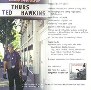 Ted Hawkins : The Final Tour (HDCD)
