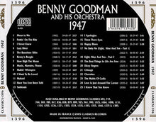 Laden Sie das Bild in den Galerie-Viewer, Benny Goodman And His Orchestra : 1947 (CD, Comp)
