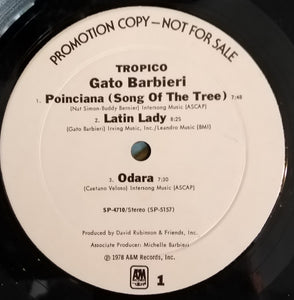 Gato Barbieri : Tropico (LP, Album, Promo)
