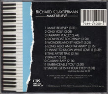 Load image into Gallery viewer, Richard Clayderman : Make Believe (CD, Album)

