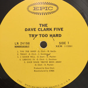 The Dave Clark Five : Try Too Hard (LP, Album, Mono)