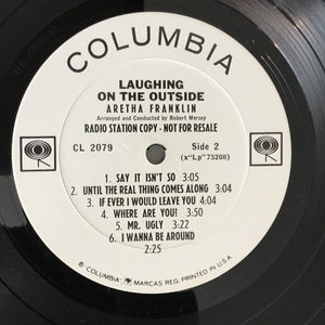 Aretha Franklin : Laughing On The Outside (LP, Album, Mono, Promo)