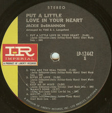 Laden Sie das Bild in den Galerie-Viewer, Jackie DeShannon : Put A Little Love In Your Heart (LP, Album, Res)
