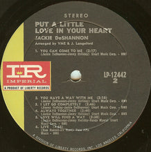 Load image into Gallery viewer, Jackie DeShannon : Put A Little Love In Your Heart (LP, Album, Res)
