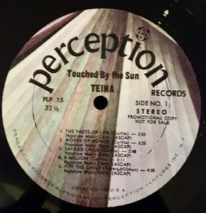 Teina : Touched By The Sun (LP, Album, Promo)