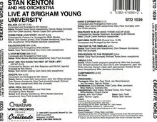 Laden Sie das Bild in den Galerie-Viewer, Stan Kenton And His Orchestra : Live At Brigham Young University (CD, Album, RE)
