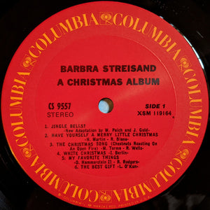 Barbra Streisand : A Christmas Album (LP, Album, RE, Ter)