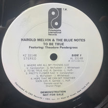 Laden Sie das Bild in den Galerie-Viewer, Harold Melvin &amp; The Blue Notes* Featuring Theodore Pendergrass* : To Be True (LP, Album, Promo, San)
