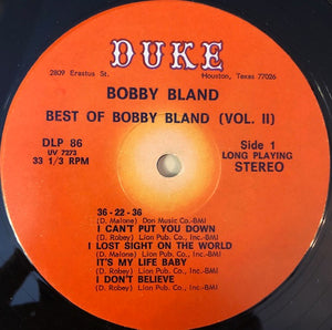 Bobby Bland : Best Of Bobby Bland Vol. II (LP, Comp)