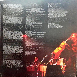 Harry Chapin : Greatest Stories - Live (2xLP, RE, Spe)