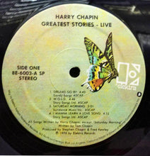 Laden Sie das Bild in den Galerie-Viewer, Harry Chapin : Greatest Stories - Live (2xLP, RE, Spe)
