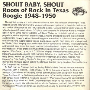 Various : Shout Baby, Shout (Roots Of Rock In Texas Boogie 1948-1950) (CD, Comp)