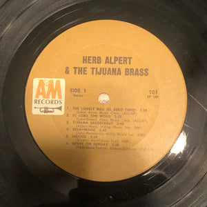 Herb Alpert & The Tijuana Brass : The Lonely Bull (LP, Album)