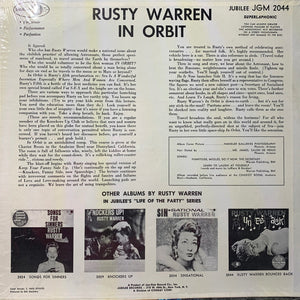 Rusty Warren : Rusty Warren In Orbit (LP, Album, Mono, Mon)