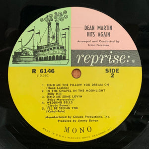 Dean Martin : Dean Martin Hits Again (LP, Album, Mono, Ter)