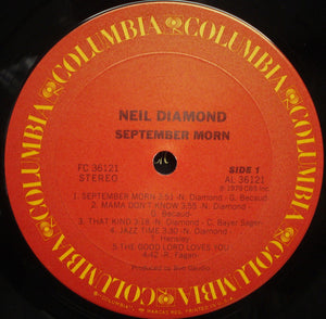 Neil Diamond : September Morn (LP, Album, Ter)