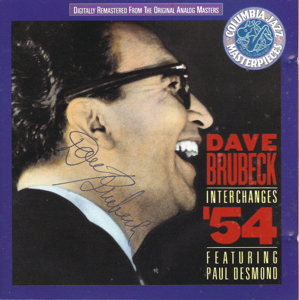 Dave Brubeck Featuring Paul Desmond : Interchanges '54 (CD, Comp, Mono, RM)