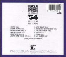 Laden Sie das Bild in den Galerie-Viewer, Dave Brubeck Featuring Paul Desmond : Interchanges &#39;54 (CD, Comp, Mono, RM)
