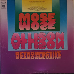 Mose Allison : Retrospective (LP, Comp, Pit)