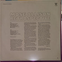 Laden Sie das Bild in den Galerie-Viewer, Mose Allison : Retrospective (LP, Comp, Pit)
