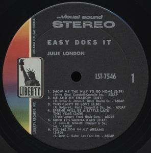 Julie London : Easy Does It (LP)