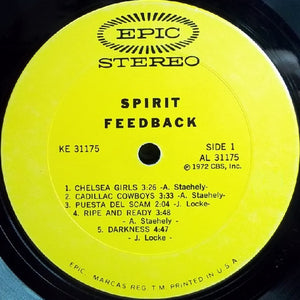 Spirit (8) : Feedback (LP, Album, Gat)