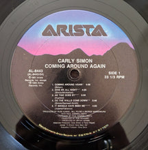 Laden Sie das Bild in den Galerie-Viewer, Carly* : Coming Around Again (LP, Album, Car)
