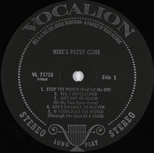 Laden Sie das Bild in den Galerie-Viewer, Patsy Cline : Here&#39;s Patsy Cline (LP, Comp, Pin)
