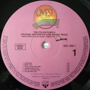 Quincy Jones : The Color Purple (Original Motion Picture Sound Track) (2xLP, Album)