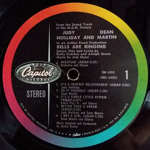 Judy Holliday And Dean Martin : Bells Are Ringing (LP, Album, Los)