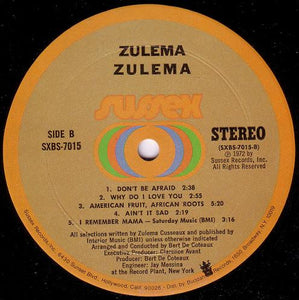 Zulema : Zulema (LP, Album, Gat)