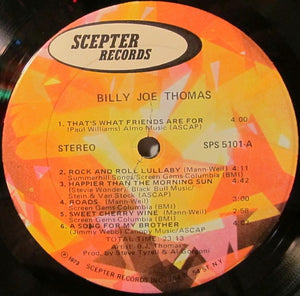 Billy Joe Thomas* : Billy Joe Thomas (LP, Album)