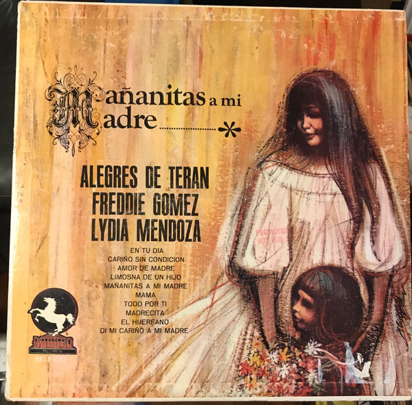 Los Alegres De Terán, Freddie Gomez, Lydia Mendoza : Mananitas A Mi Madre (LP, Album)