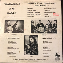 Load image into Gallery viewer, Los Alegres De Terán, Freddie Gomez, Lydia Mendoza : Mananitas A Mi Madre (LP, Album)
