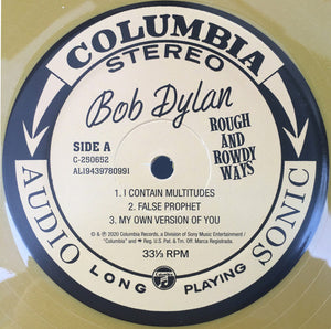 Bob Dylan : Rough And Rowdy Ways (2xLP, Album, Ltd, Gol)